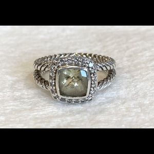 DavidYurman Petite Albion Ring w Citrine & Diamond